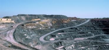 Mine d'uranium à ciel ouvert