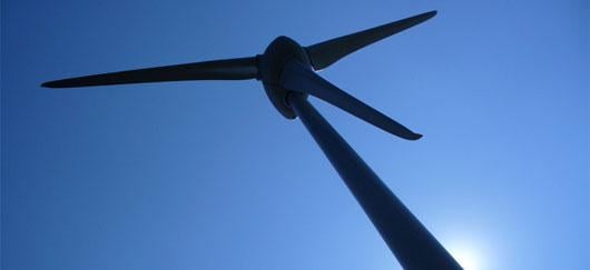 éolienne vue d'en bas